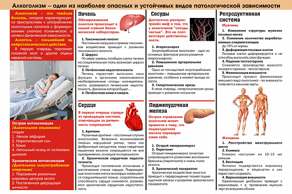 Алкоголь - яд, поражающий все органы 