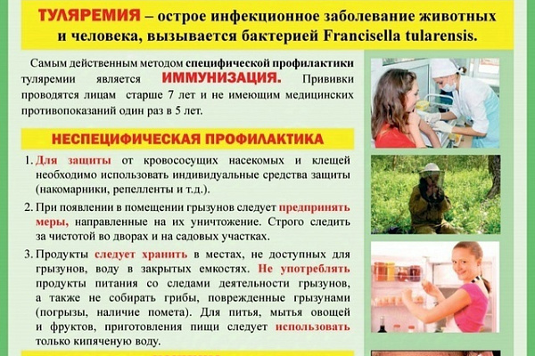 Приглашаем на вакцинацию против туляремии