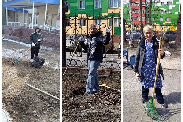 Сотрудники Белоярской районной больницы приняли участие в общегородском субботнике