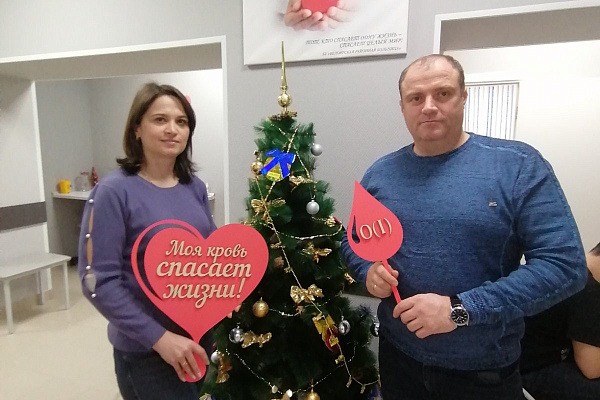 Акция "С Новым годом! Служба крови"