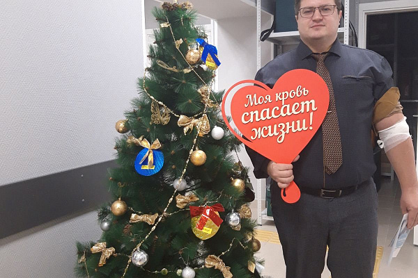 Акция "С Новым годом! Служба крови"