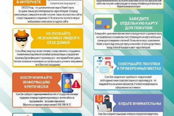 Листовки по профилактике совершения дистанционных мошеничеств и краж безналичных денежных средств