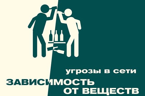 Зависимость от  веществ
