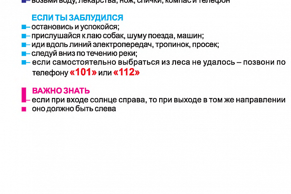 Правила безопасного поведения 
